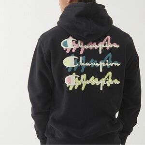 Champion Stacked Scribble Hoodie